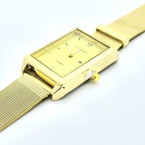 Unisex Dijanes Gold Plated Dial - Mesh Bracelet One Size Fits All